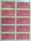 South Korea - Lot 10 * 1 Won 1953 P. 11 Hwan - Block 3 - UNC Consecutives From Bundle - Occasion - Very Rare!! - Korea (Süd-)