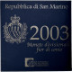 Saint Marin , Set 1 Ct. - 5 Euro, Série Divisionnelle, Coin Card.FDC, 2003 - San Marino