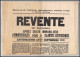 51194 Drome Nyons Etudes Thiers Sisteron Cotte Revente Immobilere 1908 Affiches Document - Decreti & Leggi