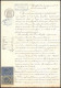 51089 Copies Dimension Y&t N°9 + 11 Syracusaine 1891 Drome Buis-les-Baronnies Timbre Fiscal Fiscaux Sur Document - Covers & Documents