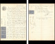 51072 Copies Dimension Y&t N°9 Syracusaine X4 1890 Drome Buis-les-Baronnies Timbre Fiscal Fiscaux Sur Document - Covers & Documents