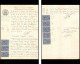 51071 Copies Dimension Y&t N°9 Syracusaine X8 1891 Drome Buis-les-Baronnies Timbre Fiscal Fiscaux Sur Document - Cartas & Documentos