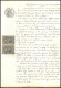 51048 Drome Buis-les-Baronnies Copies Dimension Y&t N°11 Paire Syracusaine 1890 Timbre Fiscal Fiscaux Sur Document - Storia Postale
