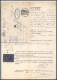 51043 Drome Buis-les-Baronnies Le Creusot Copies Dimension Y&t N°5 Syracusaine 1883 Timbre Fiscal Fiscaux Sur Document - Lettres & Documents