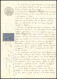51026 Drome Buis-les-Baronnies Copies Dimension Y&t N°9 Syracusaine 1888 TB Timbre Fiscal Fiscaux Sur Document - Storia Postale