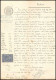 51025 Drome Buis-les-Baronnies Copies Dimension Y&t N°9 Syracusaine 1889 TB Timbre Fiscal Fiscaux Sur Document - Storia Postale
