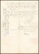 51002 Drome Nyons Copies Dimension Y&t N°5 X2 1882 Non Dentele Imperforate Timbre Fiscal Fiscaux Sur Document - Storia Postale