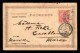 CARTE VOYAGE DU JAPON (YOKOHAMA 28.8.1903) AU MAROC (CASABLANCA CACHET FACTEUR BOITIER19.10.1903) - Storia Postale