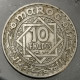 Monnaie Maroc - 1947 (1366) - 10 Francs Mohammed V Cupronickel - Marocco