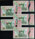 MEXICO 2021 SERIES AA + 5 NOTES Diff. Signatures $20 INDEPENDENCE Bicentenary POLYMER NOTE + Mint Crisp - Mexico