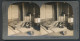 Stereo-Fotografie Keystone View Comp. Meadville / PA., Japanerin In Einem Typischen Japinischen Bett  - Photos Stéréoscopiques