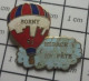 3319 Pin's Pins / Beau Et Rare : MONTGOLFIERES / BALLON LIBRE ET NUAGE BORNY ESPACE EN FETE - Montgolfier