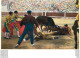 Corrida De Toros . Una Caida Al Descubierto . (arènes , Taureaux , Toréro ... ) . - Corrida