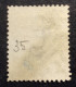 GB27 Victoria 9 P Jaune Bistre YT N° 35 Planche 4 Tige De Rose Oblitéré - Used Stamps