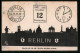 Künstler-AK Berlin, Stadtsilhouette, Kalenderblatt 11. Dezember 1913, Uhr, 11.12.13  - Astronomia