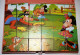 Delcampe - VINTAGE ANNEE 80 BOITE À CUBES DISNEY FRANCE JOUETS 24 PIECES BE - Antikspielzeug