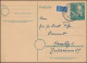 PSo 1 Richtfest Und Bundestag 10 Pf Mit Notopfer STUTTGART 18.1.50 Nach Hamburg - Postcards - Mint