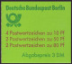 13b MH BuS 1982 (olive 80er) MIt PLF V ** Postfrisch - Booklets