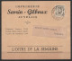 CP Publicitaire Imprimerie Sevrin-Gilboux Affr. N°420 Càd "AUVELAIS /10-9-1946/ Centre Industriel …" Pour Corderie à FLE - 1935-1949 Sellos Pequeños Del Estado