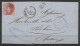 L. Affr. N°16 P25 Càd CHATELET /17 JUIN 1863 Pour BOHAIN (Aisne) - [PD] - Passages "BELG.AMF.ERQUELINNES" (?)  (au Dos:  - 1863-1864 Medallions (13/16)