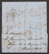 L. Datée 19 Juillet 1851 D'Angleterre Pour Bruxelles - Cachets "PAID/Ju 19/1851" + Oval (PD) + Griffe "Pall-Mall" (au Do - Otros & Sin Clasificación