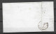OBP6 Op Brief Uit 1854 Verzonden Vanuit Mettet (D28 !) Naar Flavion, Met Vertrek- En Aankomststempel (Dinant) - 1851-1857 Medaglioni (6/8)