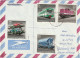 Germany DDR Cover Einschreiben Registered - 1979 - Railroad Cars Trains Locomotives Stamp Exhibition Dresden - Storia Postale