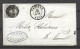 OBP10A Op Brief Uit 1859 Verzonden Vanuit Tamines (P162) Naar Namur, Met Vertrek- En Aankomststempel - 1858-1862 Medallones (9/12)