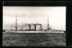 AK Kleiner Kreuzer SMS Köln, Stapellauf 1909  - Guerra