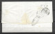 OBP12 Op Brief Uit 1863 Verzonden Liege (P73) Naar Lyon, Met Vertrek- Doorgang- En Aankomststempel - 1858-1862 Medaillen (9/12)
