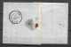 OBP11A (2x) Op Brief Uit 1859 Verzonden Courtrai (P29 8B) Naar Tamines, Met Vertrek- En Aankomststempel - 1858-1862 Medallones (9/12)