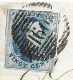 OBP11A Op Brief Uit 1859 Verzonden Roux (P160) Naar Leuze, Met Vertrekststempel - 1858-1862 Medallones (9/12)