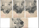 Delcampe - En Wagon Série De Dix Cartes Postales D'approche Et De Séduction Années 1902 Nancy Phototypie Bergeret - Couples