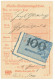 GER 06 - 4486 BANKNOTE, Germany, L I T H O - Old Postcard - Used - 1899 - Monnaies (représentations)