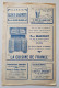 Programme Cinéma DARCY PALACE Dijon 1938 - Prison Sans Barreaux - Nombreuses Publicités - Programs