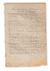 TOP ! THUIN - Lot De 2 Manuscrits Sur L'histoire Locale -1842 - Régionalisme ( B373) - Manoscritti