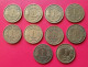 Lot De 10 Pièces Différentes 1 Franc Morlon 1931 à 1941 - 1 Franc