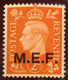 OCCUPAZIONE BRITANNICA MEF 1942 M.E.F. TIRATURA DI NAIROBI P 2 2p  ** - Occ. Britanique MEF