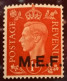 OCCUPAZIONE BRITANNICA MEF 1942 M.E.F. TIRATURA DI NAIROBI P 1 1p ** - Britse Bezetting MEF