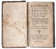 LIVRE . " L'ABRÉGÉ DES BONS FRUITS AVEC LA MANIÈRE " . JEAN MERLET - Réf. N°293L - - Bis 1700
