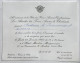 Carte Invitation - Armée Air Ambassade Thaïlande - EMAA Commandant Jeanne Buron Ernée - Documents