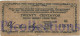 PHILIPPINES 20 CENTAVOS 1943 PICK S493 FINE+ EMERGENCY BANKNOTE - Philippines