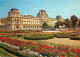 75 - Paris - Musée Du Louvre - Et Ses Jardins - Fleurs - CPM - Etat Pli Visible - Voir Scans Recto-Verso - Louvre