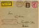 BF0703 / KARLSRUHE / LUFTPOST  -  25.3.27  ,  Nach Frankfurt  -  Michel  379  ,  385 - Airmail & Zeppelin