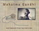 India  2011 Mahatma Gandhi Khadi Fabric Miniature Sheet Unique Unusual Folder MNH - Blokken & Velletjes