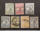 AUSTRALIA 1913 KANGOROO 1/2 CEN WMK8 N1 1 CEN W8 N21- 2 CEN W8 N2 -2 1/2 CEN W10 N46 -3 CEN W10 N 47 -4 CEN W9 6 CEN W10 - Used Stamps