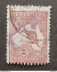 AUSTRALIA 1915 KANGOROO WMK 10 SCOTT N 53 - Used Stamps