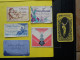 6 Cartes Parfumées , Amourette, Rodoll , Gallet , Bourjois , Oeillet..... - Vintage (until 1960)