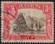 ADEN 1939 KGV 3 Anna Sepia & Carmine SG22 Used - Aden (1854-1963)