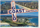 GOLD COAST, Multi View W. Broadwater, Coolangatta - Tweed Heads, Surfers Paradise , Nice Stamp - Gold Coast